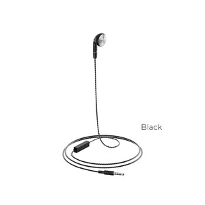 خرید هندزفری تک گوش سیمی با جک 3.5 میلیمتری هوکو Hoco Wired earphone 3.5mm M61 Nice tone single ear with microphone