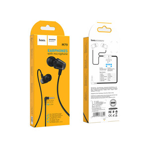 هندزفری سیمی با جک 3.5 میلیمتری هوکو HocoWired earphones 3.5mm “M79 Cresta” with mic