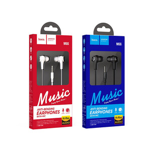 قیمت هندزفری سیمی با جک 3.5 میلیمتری هوکو Hoco Wired earphones 3.5mm “M66 Passion” with microphone