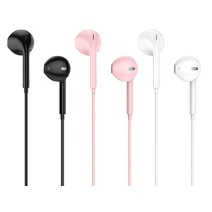 خرید هندزفری سیمی  با جک 3.5 میلیمتری هوکو Hoco Wired earphones 3.5mm “M55 Memory sound” with microphone