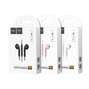 کیفیت هندزفری سیمی  با جک 3.5 میلیمتری هوکو Hoco Wired earphones 3.5mm “M55 Memory sound” with microphone