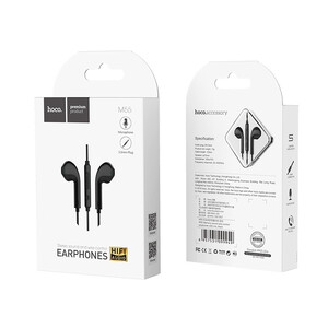 قیمت هندزفری سیمی  با جک 3.5 میلیمتری هوکو Hoco Wired earphones 3.5mm “M55 Memory sound” with microphone