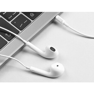 فروش هندزفری سیمی  با جک 3.5 میلیمتری هوکو Hoco Wired earphones 3.5mm “M55 Memory sound” with microphone