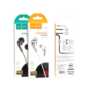 قیمت هندزفری سیمی با جک 3.5 میلیمتری هوکو Hoco Wired earphones 3.5mm “M71 Inspiring” with mic