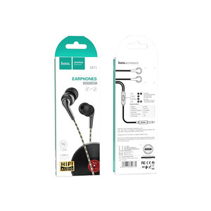 فروش هندزفری سیمی با جک 3.5 میلیمتری هوکو Hoco Wired earphones 3.5mm “M71 Inspiring” with mic