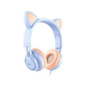 قیمت هدفون سیمی کودکان هوکو Hoco Headphones "W36 Cat ear" with mic