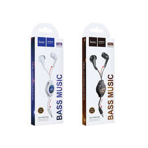 خرید هندزفری سیمی هوکو تلسکوپی  با جک 3.5 میلی متری Hoco Wired earphones 3.5mm “M68 Easy clip” telescopic