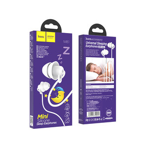 کیفیت هندزفری سیمی با جک 3.5 میلیمتری هوکو Hoco Wired earphones M81 Imperceptible with mic