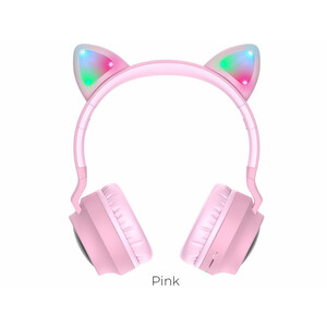 قیمت هدفون بلوتوث کودکان هوکو Hoco Headphones W27 Cat ear wireless wired