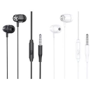 هندزفری سیمی با جک 3.5 میلیمتری هوکو Hoco Wired earphones 3.5mm M88 Graceful with mic