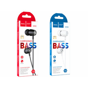 قیمت هندزفری سیمی با جک 3.5 میلیمتری هوکو Hoco Wired earphones 3.5mm M88 Graceful with mic