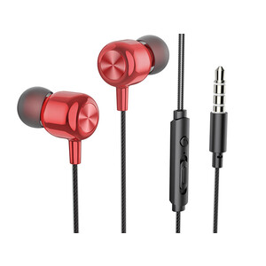 قیمت هندزفری سیمی با جک 3.5 میلیمتری هوکو Hoco Wired earphones 3.5mm “M87 String” with mic