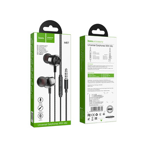 هندزفری سیمی با جک 3.5 میلیمتری هوکو Hoco Wired earphones 3.5mm “M87 String” with mic