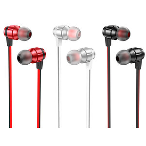 هندزفری سیمی با جک 3.5 میلیمتری هوکو Hoco Wired earphones 3.5mm M85 Platinum with mic