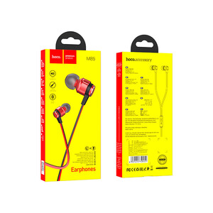 هندزفری سیمی با جک 3.5 میلیمتری هوکو Hoco Wired earphones 3.5mm M85 Platinum with mic