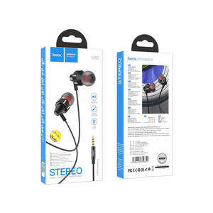 هندزفری سیمی جک 3.5 هوکو Hoco Wired earphones 3.5mm M90 Delight with mic
