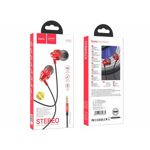 هندزفری سیمی جک 3.5 هوکو Hoco Wired earphones 3.5mm M90 Delight with mic