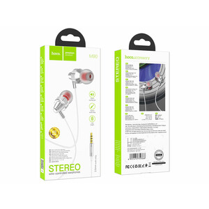 هندزفری سیمی جک 3.5 هوکو Hoco Wired earphones 3.5mm M90 Delight with mic