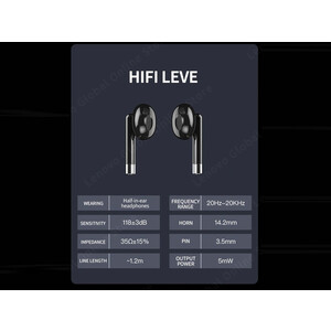 هندزفری سیمی با جک 3.5 میلی‌متری لنوو Lenovo XS11s 3.5mm Wired Earphone