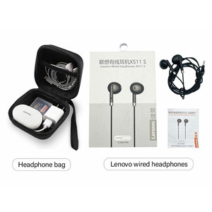 هندزفری سیمی با جک 3.5 میلی‌متری لنوو Lenovo XS11s 3.5mm Wired Earphone
