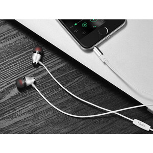 فروش هدفون سیمی با جک 3.5 میلیمتری هوکو Hoco Wired earphones M28 Ariose with mic