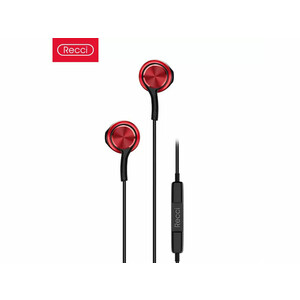 قیمت هندزفری سیمی با جک 3.5 میلی‌متری رسی Recci wired earphone j500
