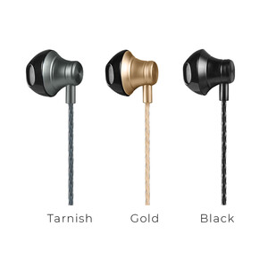 خرید هندزفری سیمی با جک 3.5 میلیمتری هوکو Hoco Wired earphones M18 Gesi Metallic with mic
