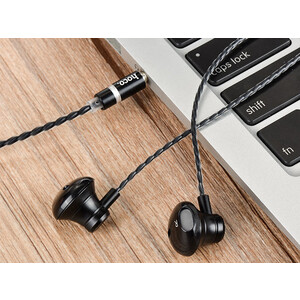 خرید هندزفری سیمی با جک 3.5 میلیمتری هوکو Hoco Wired earphones M18 Gesi Metallic with mic