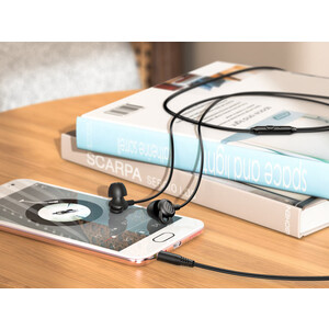 هندزفری سیمی با جک 3.5 میلیمتری هوکو Hoco Wired earphones 3.5mm M89 Comfortable with mic