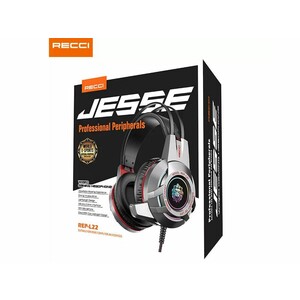 خرید هدست سیمی گیمینگ رسی Recci REP-L22 3.5mm gaming earphones headphone