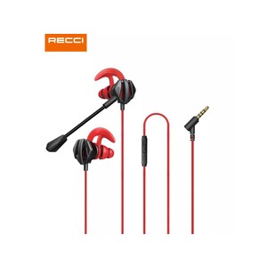 خرید هندزفری سیمی گیمینگ با جک 3.5 میلی‌متری رسی Recci REP-L19 Wired Earphone