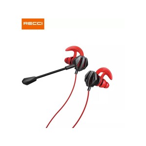 هندزفری سیمی گیمینگ با جک 3.5 میلی‌متری رسی Recci REP-L19 Wired Earphone