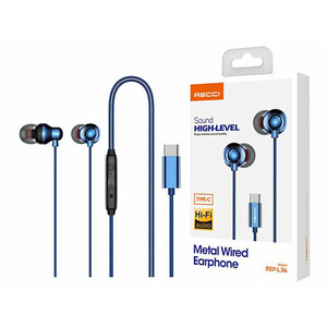 هندزفری سیمی تایپ سی رسی RECCI REP-L36 Type-C wired headset
