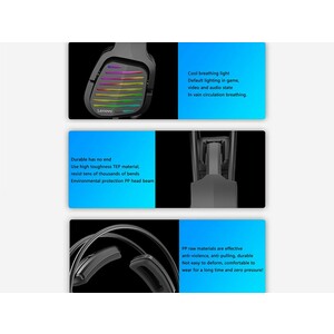هدفون گیمینگ سیمی با کابل یواس‌بی لنوو Lenovo G40 Stereo Wired Gaming Earbuds