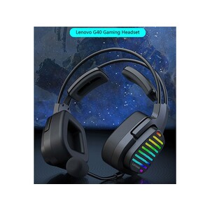هدفون گیمینگ سیمی با کابل یواس‌بی لنوو Lenovo G40 Stereo Wired Gaming Earbuds