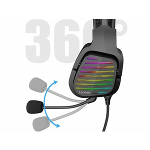 هدفون گیمینگ سیمی با کابل یواس‌بی لنوو Lenovo G40 Stereo Wired Gaming Earbuds