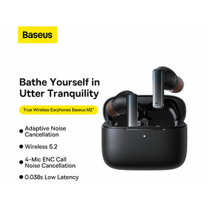 هندزفری بلوتوث بیسوس Baseus Bowie M2+ True Wireless Earphones NGTW190001 NGTW190002