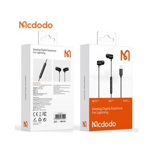 هندزفری سیمی لایتنینگ مک‌دودو MCDODO HP-1040 Earphone Earbuds Audio Lightning iPhone 13 Call Music