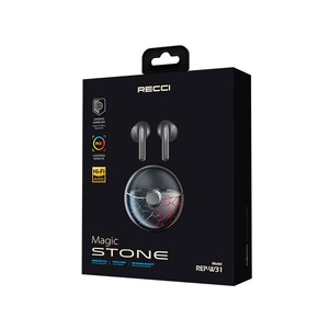 هندزفری بلوتوث گیمینگ رسی Recci Magic Stone Series TWS Gaming Earphone REP-W31