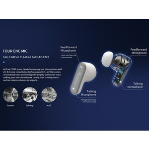 هندزفری بلوتوث شیائومی Xiaomi 1More Omthing Airfree 2 EO006 ANC AptX Earbuds