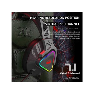 هدفون گیمینگ باسیم مانستر Monster Airmars N3 USB 7.1 Gaming Headphone