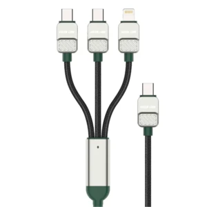 کابل چند سر گرین لاین مدل GN3N1ECCGNBK توان 60 وات 1.2 متر
