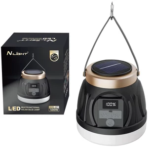چراغ کمپینگ شارژی خورشیدی ان لایت N-LIGHT مدل A01T چندکاره