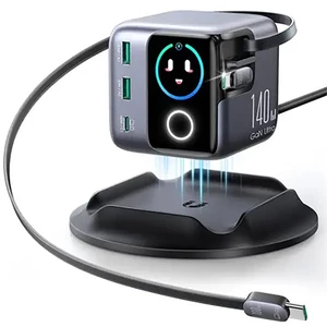 شارژر رومیزی هوشمند جویروم مدل JR-TRD01 توان 140 وات با نمایشگر