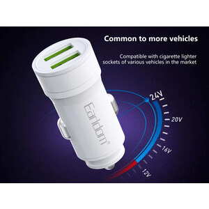 شارژر فندکی فست شارژ ماشین 2.1 آمپر ارلدام