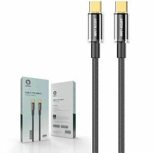 کابل تایپ سی گرین لاین مدل GNTPTGH60CTCBK توان 60 وات 1 متر