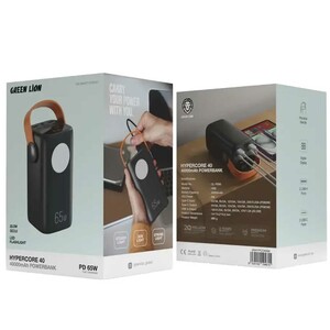 فروش پاوربانک قدرتمند 40000 میلی‌آمپر 65 وات Type-C و USB گرین‌لاین