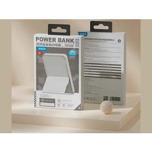 پاوربانک 5000 و شارژر بی سیم 15 وات راک Rock P83 Wireless Charging Power Bank