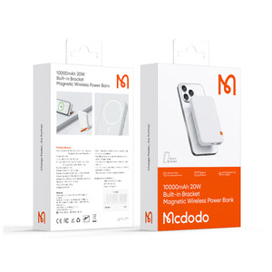 پاور بانک وایرلس مگنتی 20 وات 10000 مک دودو Mcdodo MC-510 Magnetic Wireless Charging 10000mAh 20W