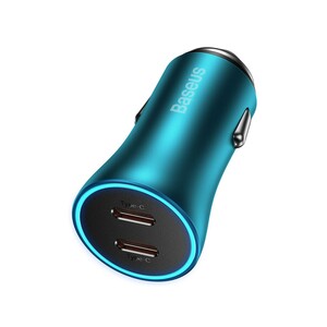 شارژر فندکی فست شارژ ماشین تایپ‌سی 40 وات بیسوس